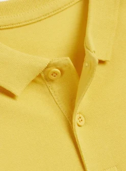Yellow Unisex Polo Shirt 2 Pack 4 years