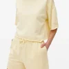 Yellow Washed Co-ord Sweat Shorts XL