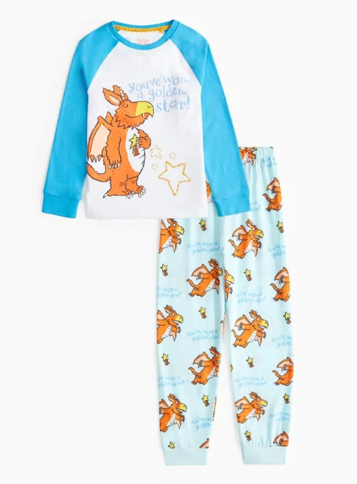 Zog Blue Printed Pyjamas 3-4 years